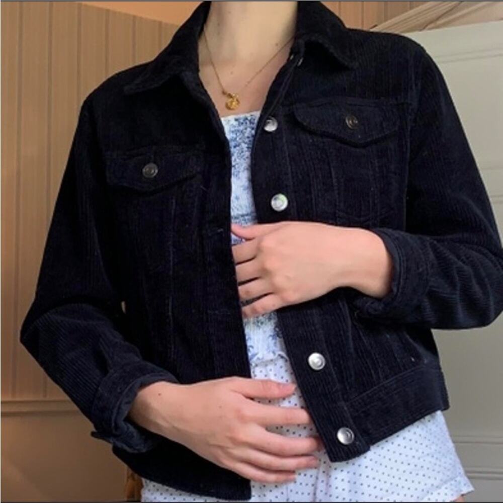 Women's Black Corduroy Jacket